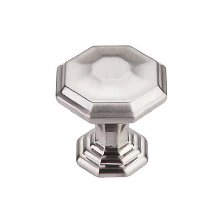 Top Knobs [TK340BSN] Die Cast Zinc Cabinet Knob - Chalet Series - Brushed Satin Nickel Finish - 1 1/8" Dia.