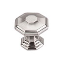 Top Knobs [TK348BSN] Die Cast Zinc Cabinet Knob - Chalet Series - Brushed Satin Nickel Finish - 1 1/2&quot; Dia.