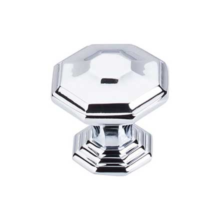 Top Knobs [TK348PC] Die Cast Zinc Cabinet Knob - Chalet Series - Polished Chrome Finish - 1 1/2" Dia.