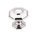 Top Knobs [TK348PN] Die Cast Zinc Cabinet Knob - Chalet Series - Polished Nickel Finish - 1 1/2" Dia.