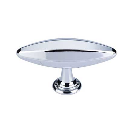 Top Knobs [TK231PC] Die Cast Zinc Cabinet Knob - Chareau Series - Polished Chrome Finish - 3" L