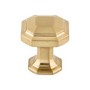 Top Knobs [TK286HB] Die Cast Zinc Cabinet Knob - Emerald Series - Honey Bronze Finish - 1 1/8" Dia.