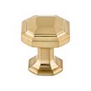 Top Knobs [TK286HB] Die Cast Zinc Cabinet Knob - Emerald Series - Honey Bronze Finish - 1 1/8&quot; Dia.