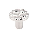 Top Knobs [TK296PN] Solid Brass Cabinet Knob - Cobblestone Series - Polished Nickel Finish - 1 3/8" Dia.