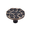 Top Knobs [TK297BA] Solid Brass Cabinet Knob - Cobblestone Series - Brass Antique Finish - 1 15/16" Dia.