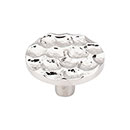 Top Knobs [TK297PN] Solid Brass Cabinet Knob - Cobblestone Series - Polished Nickel Finish - 1 15/16&quot; Dia.