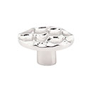 Top Knobs [TK298PN] Solid Brass Cabinet Knob - Cobblestone Series - Polished Nickel Finish - 2&quot; L