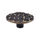 Top Knobs [TK299BA] Solid Brass Cabinet Knob - Cobblestone Series - Brass Antique Finish - 2 5/8&quot; L