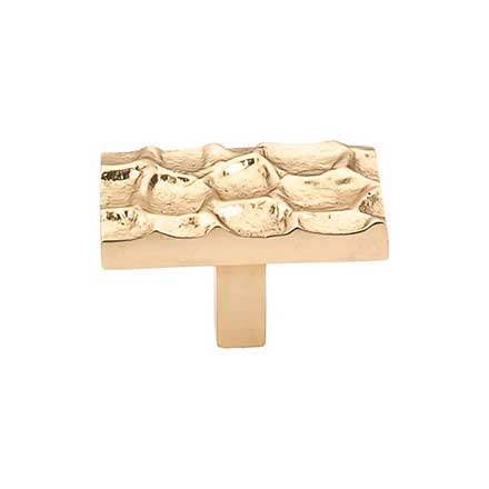 Top Knobs [TK303BR] Solid Brass Cabinet Knob - Cobblestone Series - Brass Finish - 1 7/8" L