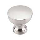 Top Knobs [M1119] Die Cast Zinc Cabinet Knob - Bergen Series - Brushed Satin Nickel Finish - 1 1/4" Dia.