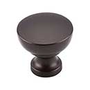 Top Knobs [M1200] Die Cast Zinc Cabinet Knob - Bergen Series - Oil Rubbed Bronze Finish - 1 1/4" Dia.