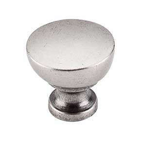 Top Knobs [M1202] Die Cast Zinc Cabinet Knob - Bergen Series - Pewter Antique Finish - 1 1/4" Dia.