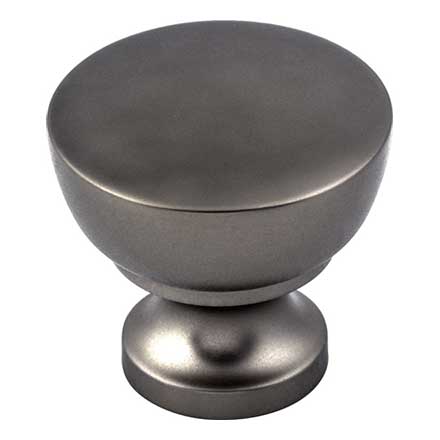 Top Knobs [M1567] Die Cast Zinc Cabinet Knob - Bergen Series - Ash Gray Finish - 1 1/4&quot; Dia.