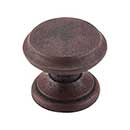 Top Knobs [M1231] Die Cast Zinc Cabinet Knob - Flat Top Series - Patina Rouge Finish - 1 3/8&quot; Dia.