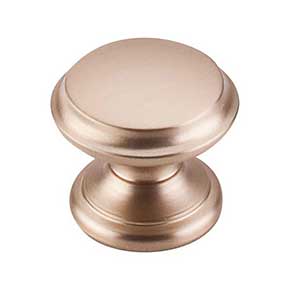 Top Knobs [M1590] Die Cast Zinc Cabinet Knob - Flat Top Series - Brushed Bronze Finish - 1 3/8" Dia.