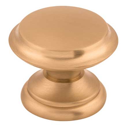 Top Knobs [M1590] Die Cast Zinc Cabinet Knob - Flat Top Series - Brushed Bronze Finish - 1 3/8" Dia.