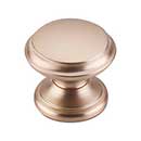 Top Knobs [M1590] Die Cast Zinc Cabinet Knob - Flat Top Series - Brushed Bronze Finish - 1 3/8" Dia.