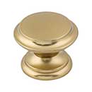 Top Knobs [M2163] Die Cast Zinc Cabinet Knob - Flat Top Series - Honey Bronze Finish - 1 3/8" Dia.