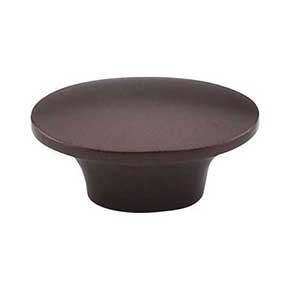 Top Knobs [M1233] Die Cast Zinc Cabinet Knob - Oval Series - Oil Rubbed Bronze Finish - 1 1/2" L