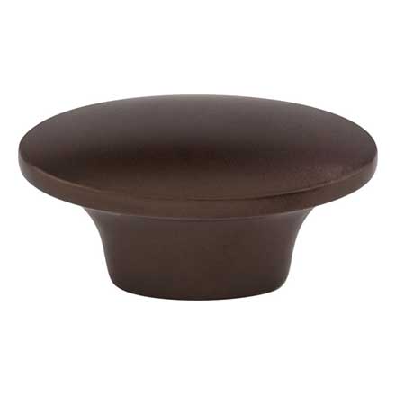 Top Knobs [M1233] Die Cast Zinc Cabinet Knob - Oval Series - Oil Rubbed Bronze Finish - 1 1/2" L