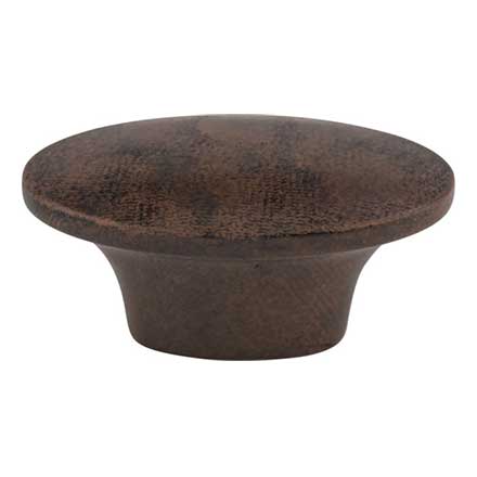Top Knobs [M1234] Die Cast Zinc Cabinet Knob - Oval Series - Patina Rouge Finish - 1 1/2" L