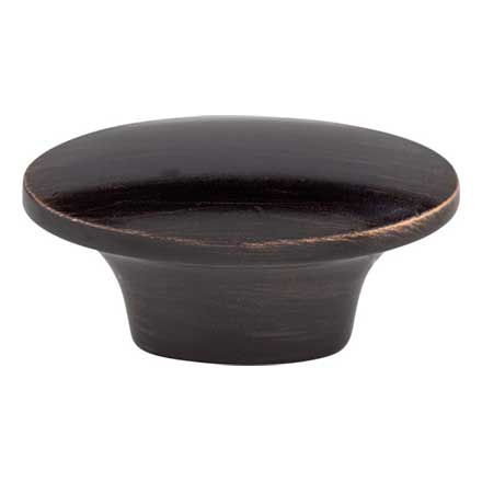 Top Knobs [M1956] Die Cast Zinc Cabinet Knob - Oval Series - Tuscan Bronze Finish - 1 1/2" L