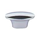 Top Knobs [M1958] Die Cast Zinc Cabinet Knob - Oval Series - Polished Chrome Finish - 1 1/2" L
