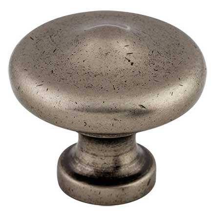 Top Knobs [M1229] Die Cast Zinc Cabinet Knob - Peak Series - Pewter Antique Finish - 1 5/16" Dia.