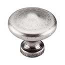 Top Knobs [M1229] Die Cast Zinc Cabinet Knob - Peak Series - Pewter Antique Finish - 1 5/16&quot; Dia.