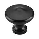 Top Knobs [M1877] Die Cast Zinc Cabinet Knob - Peak Series - Flat Black Finish - 1 5/16&quot; Dia.