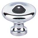 Top Knobs [M1920] Die Cast Zinc Cabinet Knob - Peak Series - Polished Chrome Finish - 1 5/16" Dia.