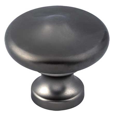 Top Knobs [M2180] Die Cast Zinc Cabinet Knob - Peak Series - Ash Gray Finish - 1 5/16" Dia.