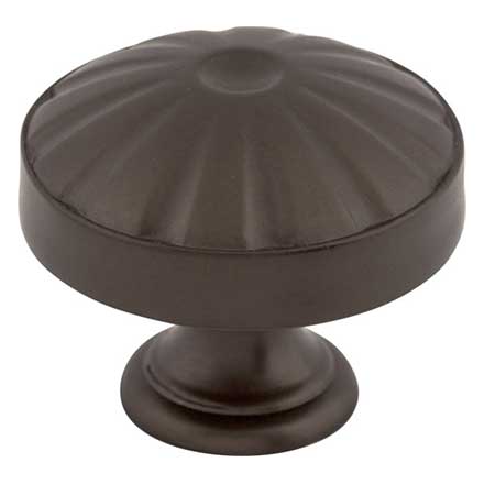 Top Knobs [M1221] Die Cast Zinc Cabinet Knob - Round Hudson Series - Oil Rubbed Bronze Finish - 1 1/4&quot; Dia.