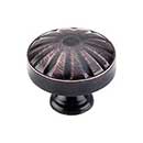 Top Knobs [M1608] Die Cast Zinc Cabinet Knob - Round Hudson Series - Tuscan Bronze Finish - 1 1/4" Dia.