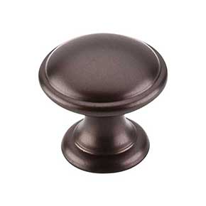 Top Knobs [M1224] Die Cast Zinc Cabinet Knob - Rounded Series - Oil Rubbed Bronze Finish - 1 1/4" Dia.