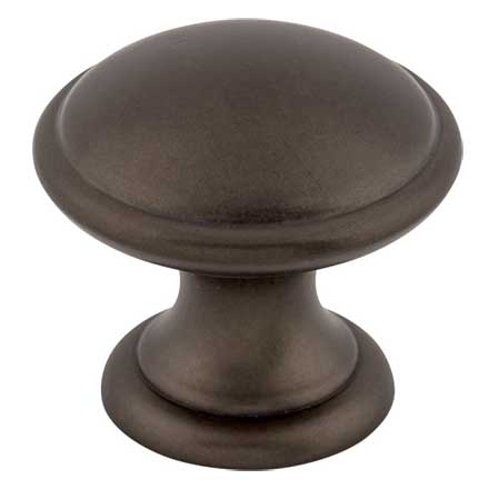 Top Knobs [M1224] Die Cast Zinc Cabinet Knob - Rounded Series - Oil Rubbed Bronze Finish - 1 1/4" Dia.