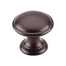 Top Knobs [M1224] Die Cast Zinc Cabinet Knob - Rounded Series - Oil Rubbed Bronze Finish - 1 1/4" Dia.