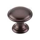 Top Knobs [M1224] Die Cast Zinc Cabinet Knob - Rounded Series - Oil Rubbed Bronze Finish - 1 1/4&quot; Dia.