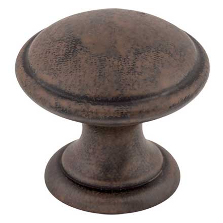 Top Knobs [M1225] Die Cast Zinc Cabinet Knob - Rounded Series - Patina Rouge Finish - 1 1/4&quot; Dia.