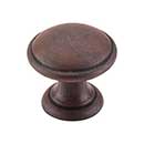 Top Knobs [M1225] Die Cast Zinc Cabinet Knob - Rounded Series - Patina Rouge Finish - 1 1/4" Dia.
