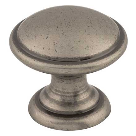 Top Knobs [M1226] Die Cast Zinc Cabinet Knob - Rounded Series - Pewter Antique Finish - 1 1/4&quot; Dia.