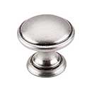 Top Knobs [M1226] Die Cast Zinc Cabinet Knob - Rounded Series - Pewter Antique Finish - 1 1/4&quot; Dia.