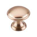 Top Knobs [M1580] Die Cast Zinc Cabinet Knob - Rounded Series - Brushed Bronze Finish - 1 1/4" Dia.