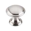 Top Knobs [M1581] Die Cast Zinc Cabinet Knob - Rounded Series - Brushed Satin Nickel Finish - 1 1/4" Dia.