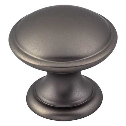 Top Knobs [M2170] Die Cast Zinc Cabinet Knob - Rounded Series - Ash Gray Finish - 1 1/4" Dia.