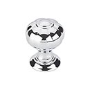 Top Knobs [TK690PC] Die Cast Zinc Cabinet Knob - Allington Series - Polished Chrome Finish - 1&quot; Dia.