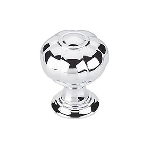 Top Knobs [TK691PC] Die Cast Zinc Cabinet Knob - Allington Series - Polished Chrome Finish - 1 1/4" Dia.