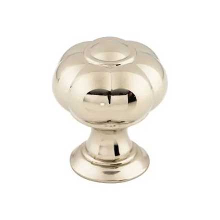 Top Knobs [TK691PN] Die Cast Zinc Cabinet Knob - Allington Series - Polished Nickel Finish - 1 1/4" Dia.