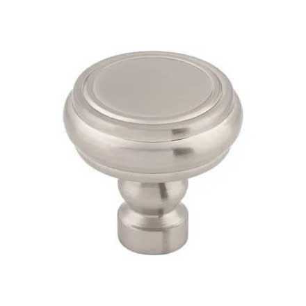 Top Knobs [TK880BSN] Die Cast Zinc Cabinet Knob - Brixton Series - Brushed Satin Nickel Finish - 1 1/4&quot; Dia.