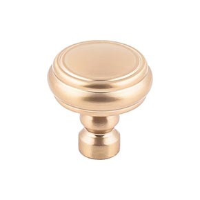 Top Knobs [TK880HB] Die Cast Zinc Cabinet Knob - Brixton Series - Honey Bronze Finish - 1 1/4" Dia.